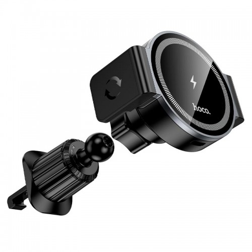 Утримувач HOCO Power electric magnetic wireless fast charging car holder (air outlet) HW35 |15W| black