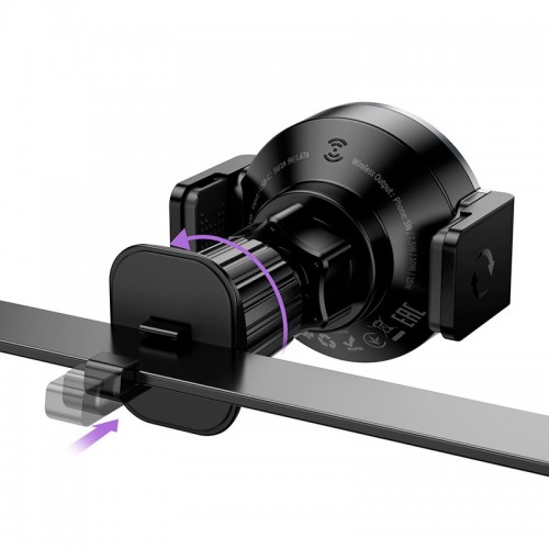 Утримувач HOCO Power electric magnetic wireless fast charging car holder (air outlet) HW35 |15W| black