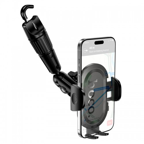 Утримувач HOCO Rally ultra-thin car holder (rear view mirror) H88 |4.5-7"| black