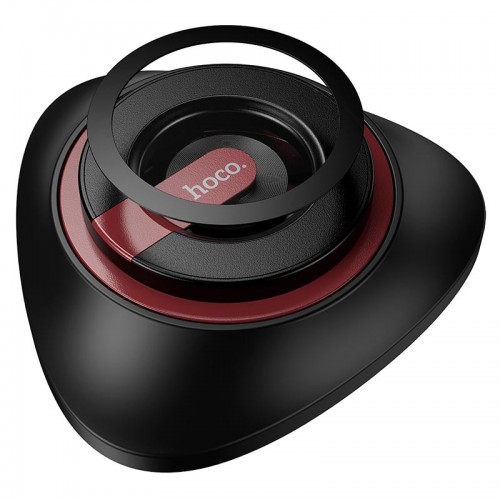 Утримувач HOCO Tower folding ring magnetic car holder (dashboard) H90 |4.5-7"| black-red