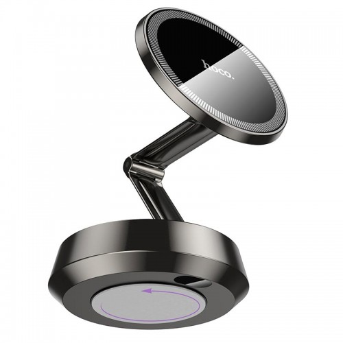 Держатель HOCO Metal ring magnetic car holder (center console) H83 |4.5-7"|