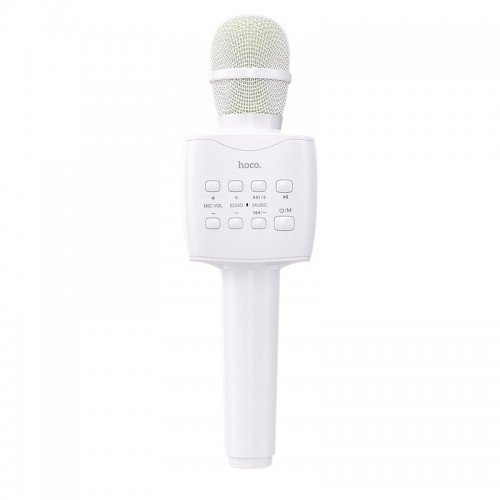 Караоке микрофон HOCO Cantando karaoke microphone BK5 |BT5.0, DSP, 3-6h, TF, USB|