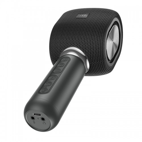 Караоке микрофон HOCO Cool Hi K song microphone BK8 |BT5.0, TWS, AUX/TF, DSP, 5W, 6-8h|