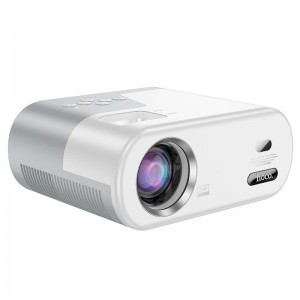 Проектор Hoco DT2 smart projector (720p Android version) |2.4G/5G, AUX/USB/AV/HDTV| white-grey