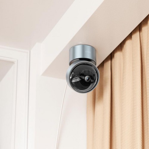 Камера відеоспостереження Hoco Indoor PTZ HD cameray gray D5 |3MP, FHD, IP54, Infrared| grey