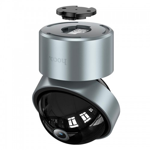 Камера відеоспостереження Hoco Indoor PTZ HD cameray gray D5 |3MP, FHD, IP54, Infrared| grey