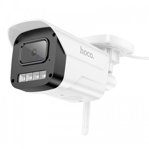 Камера відеоспостереження Hoco Outdoor gun-type HD camera D4 |2MP, FHD, Infrared| white