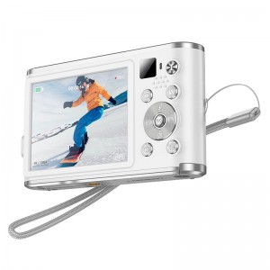 Фотокамера HOCO Dual-Lens digital camera DV203 |48MP, 30fps/1920p, 2.8" IPS HD| white