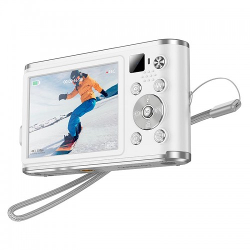 Фотокамера HOCO Dual-Lens digital camera DV203 |48MP, 30fps/1920p, 2.8" IPS HD| white