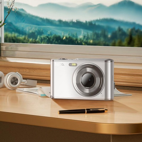 Фотокамера HOCO Dual-Lens digital camera DV203 |48MP, 30fps/1920p, 2.8" IPS HD| white