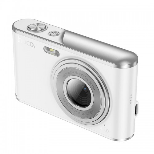 Фотокамера HOCO Dual-Lens digital camera DV203 |48MP, 30fps/1920p, 2.8" IPS HD| white