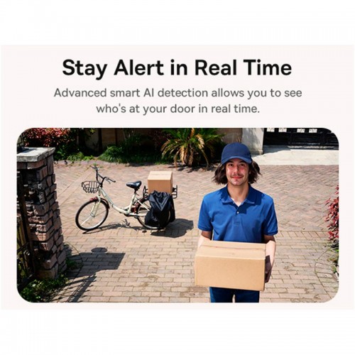 Камера відеоспостереження Baseus Security N1 Outdoor Camera 2k 2-cam Kit |145°, 16Gb eMMC (16TB Max), Color Night vision, IP67| white