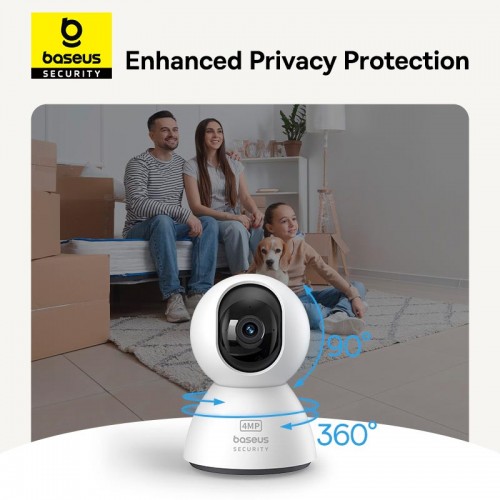 Камера відеоспостереження Baseus Security P1 Indoor Camera 3K |8x Zoom, 4MP, 3K| white
