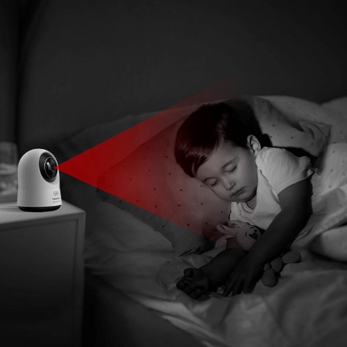 Камера відеоспостереження Baseus Security P1 Pro Indoor Camera 3k (Adapter not Included) |8x Zoom, 5MP, 3K| white