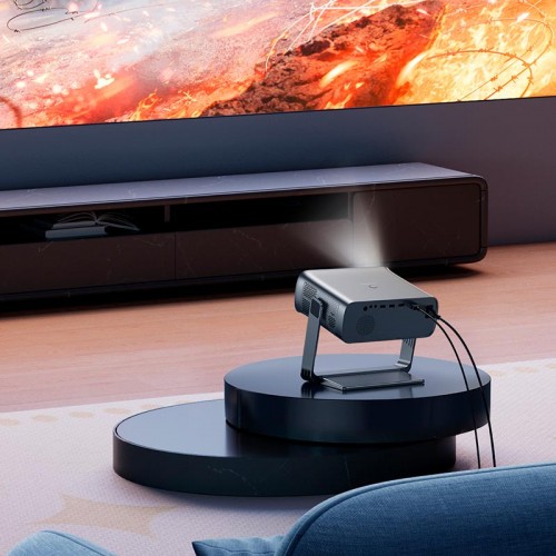 Проектор HOCO Smart electric focus projector DT5 (1080P Android version) DT5 |WiFI 2.4+5G, BT 5.0, 1AV/2USB/2HDMI| grey