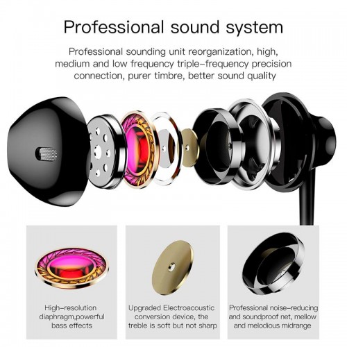 Навушники BASEUS with mic Encok H06 (NGH06-01) black