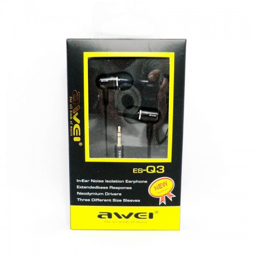 Наушники AWEI ES-Q3 black