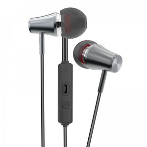 Навушники GOLF with mic M6 grey