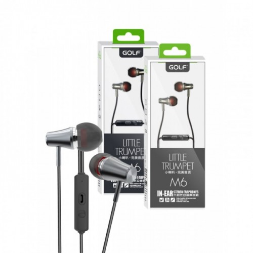 Наушники GOLF with mic M6