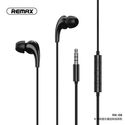 Наушники REMAX Music Call Wired RW-108 white