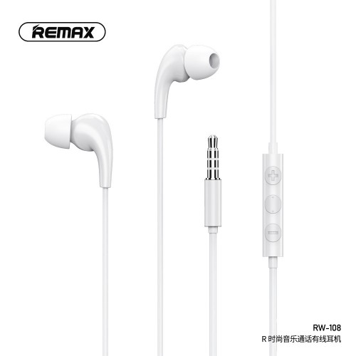 Наушники REMAX Music Call Wired RW-108 black
