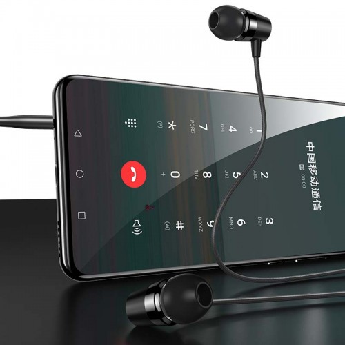 Навушники USAMS 3.5 mm In-ear Earphone 1.2 m EP-42 US-SJ475 black