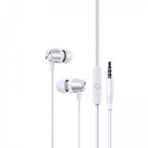 Навушники USAMS 3.5 mm In-ear Earphone 1.2 m EP-42 US-SJ475 white