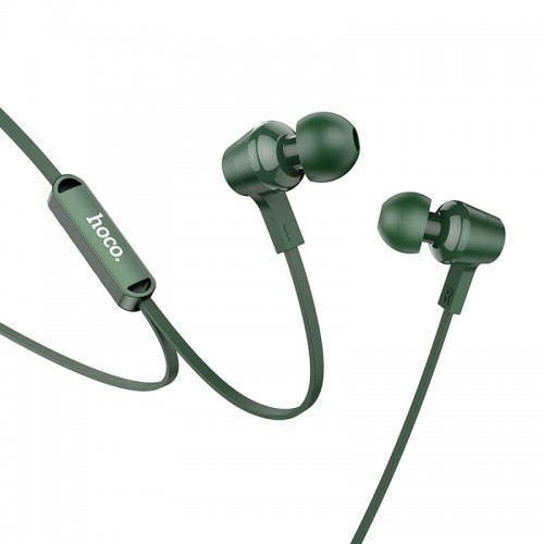 Навушники HOCO Oceanic universal earphones with mic M86 green
