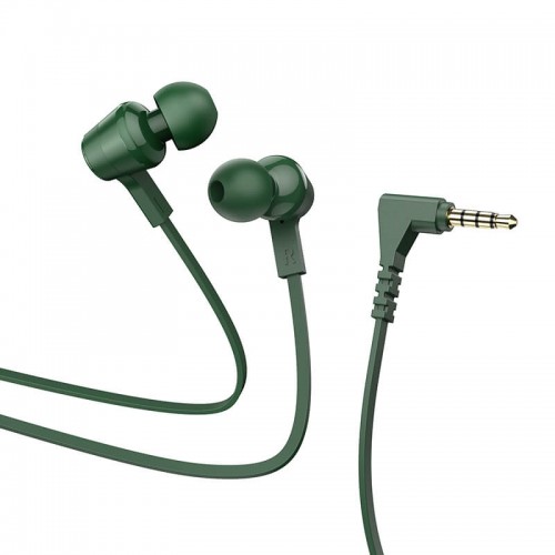Навушники HOCO Oceanic universal earphones with mic M86 green