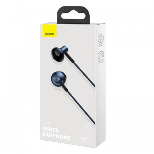 Навушники BASEUS Encok 3.5 mm Wired Earphone H19 (NGH19-03) black