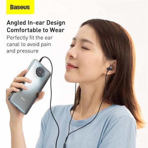 Навушники BASEUS Encok 3.5 mm Wired Earphone H19 (NGH19-03) black