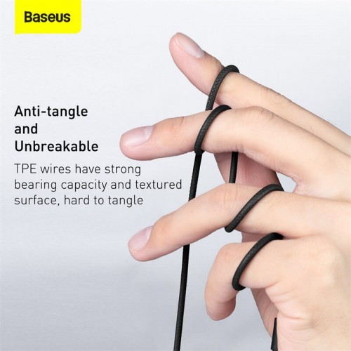 Навушники BASEUS Encok 3.5 mm Wired Earphone H19 (NGH19-03) black