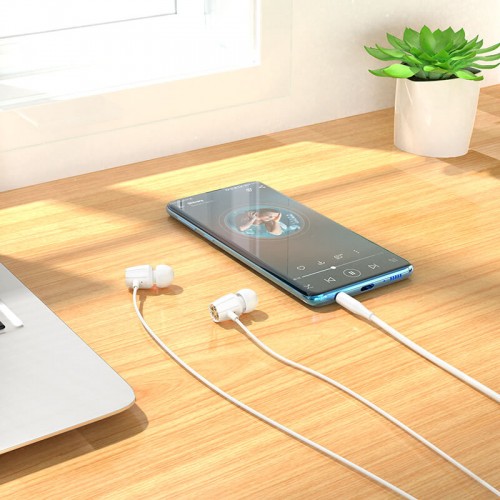 Наушники HOCO Graceful universal earphones with mic M88