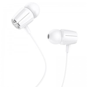Навушники HOCO Graceful universal earphones with mic M88 white
