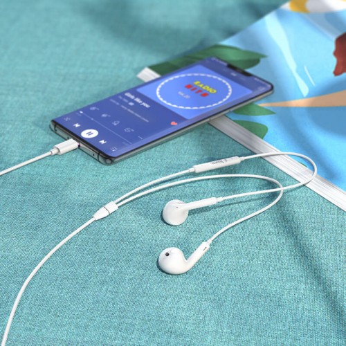 Наушники HOCO Type-C crystal earphones with mic M1 Max