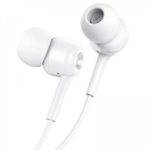 Навушники HOCO La musique universal earphones with mic M82 white