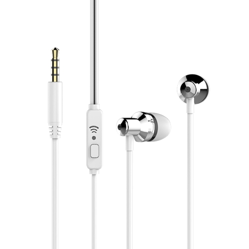 Наушники проводные WK Wired Earphone Wi90 |1.2M| white