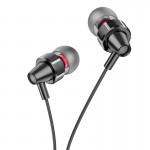 Навушники HOCO Delight wired digital earphone with microphone M90 |1.2M| black