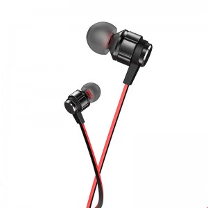 Наушники HOCO Platinum sound universal earphone with mic M85 black