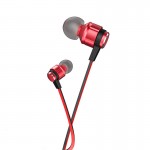 Наушники HOCO Platinum sound универсальные наушники с микрофоном M85 красные