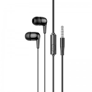 Навушники HOCO Enjoy universal earphones with mic M97 black