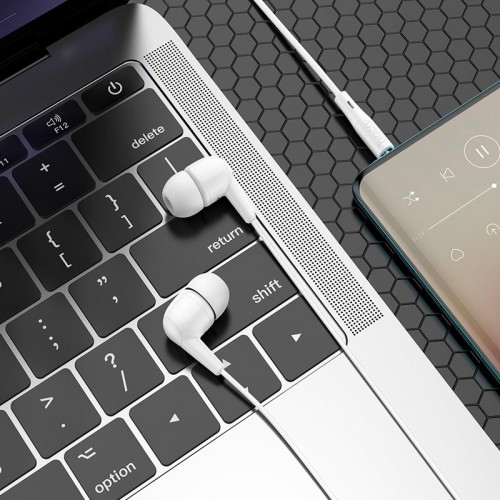 Навушники HOCO Enjoy universal earphones with mic M97 black