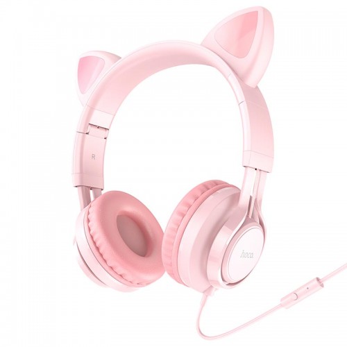 Наушники HOCO Cat ear headphones with mic W36 |Hi-Fi|