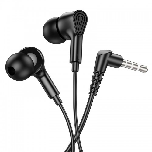Навушники HOCO Ingenious universal earphones with microphone M102 |1.2M, 90°| black