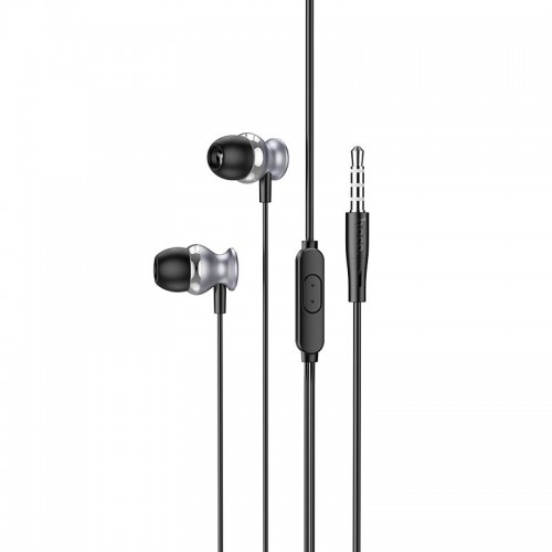 Наушники HOCO Fountain metal universal earphones with microphone M106