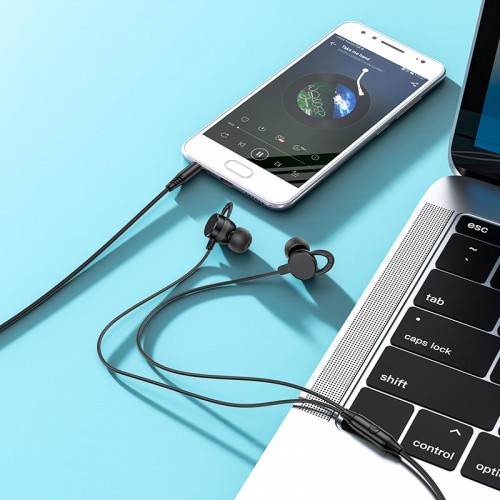 Наушники HOCO Rhyme universal earphones with microphone M103 white