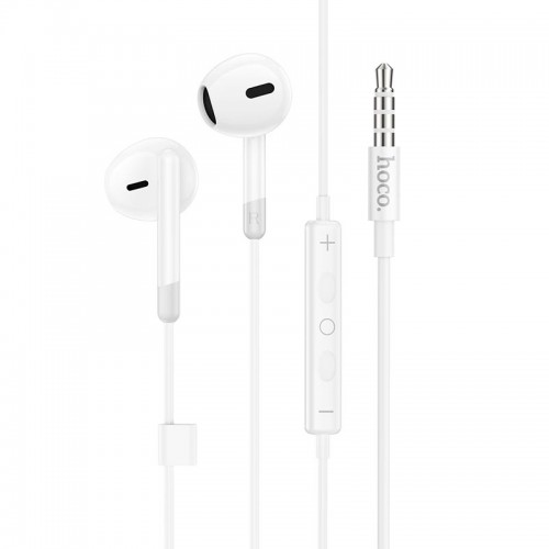 Навушники HOCO Pure joy Wire control earphones with microphone M109 white