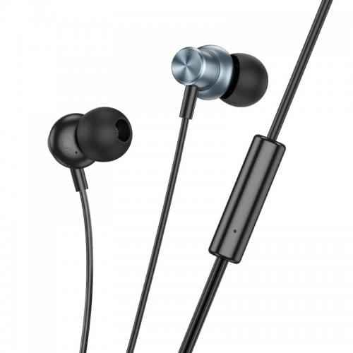 Навушники HOCO Encourage METAL universal earphones with mic M110 grey