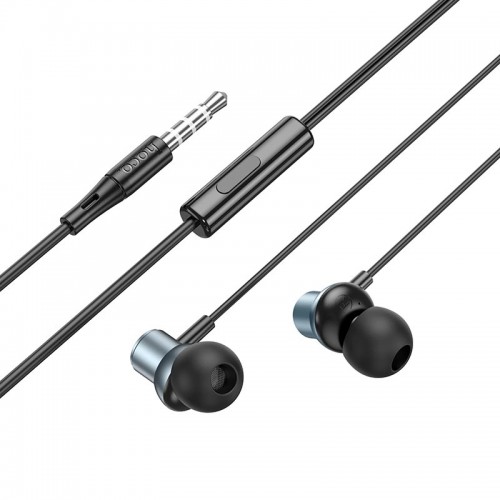 Навушники HOCO Encourage METAL universal earphones with mic M110 grey