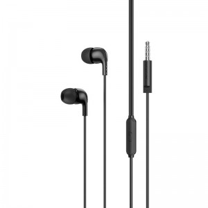 Навушники Borofone Craft universal earphones with mic BM83 black
